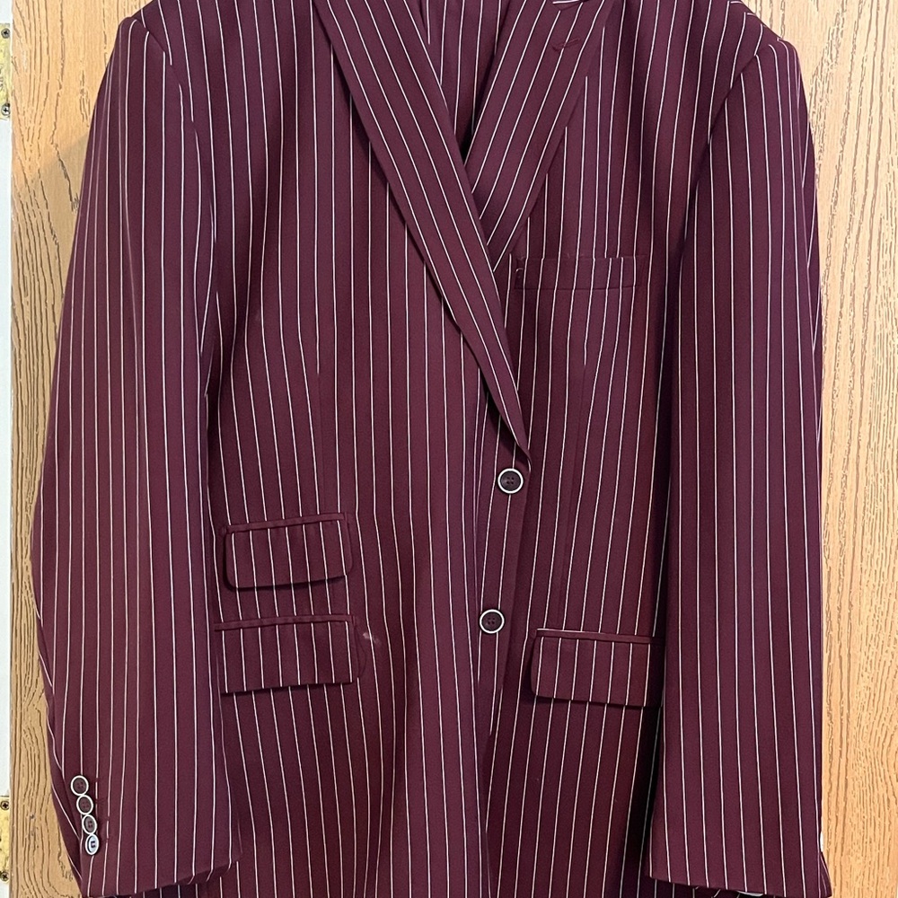 Red and White 3-piece Suit